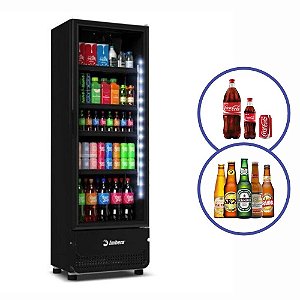 Refrigerador Expositor Bebidas Vertical 410 Litros Porta de Vidro Bivolt Imbera