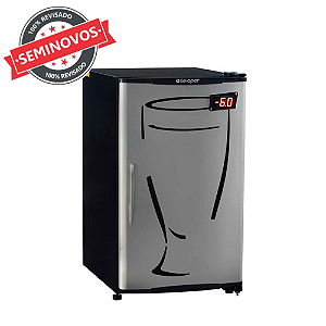 Refrigerador de Bebida Gelopar Cervejeira 112 Litros Vertical Inox Usado