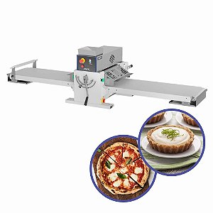 Cilindro Laminador de Massa Automático Industrial com Esteira CLM400 Grano