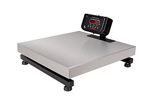 Balança com Visor Digital 300kg Inox com Bateria Balmak K-300
