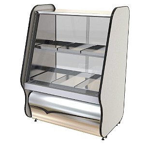 Estufa Expositor Vitrine para Salgados Quente Elétrica 6 Bandejas Ormifrio VST 220V 110V