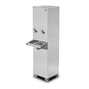 Bebedouro de Água Industrial Grande com Filtro 25L 2 Torneiras 127/220v Frisbel