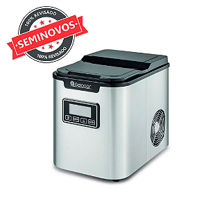Máquina De Gelo Industrial Em Cubo Portátil Automática 12kg Usada