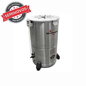Maquina de Descascar Descascador Batata Industrial Inox Elétrico Usado
