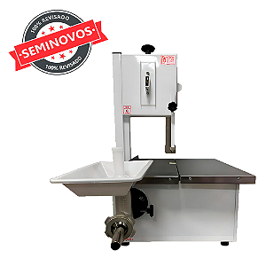 Máquina de Serra Fita Industrial Profissional com Moedor Picador de Carne Lamina de 1,80m Usada