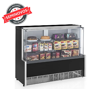 Balcão Expositor Vitrine Seco Ambiente 1,40 M Mpna140 Gelopar Usado