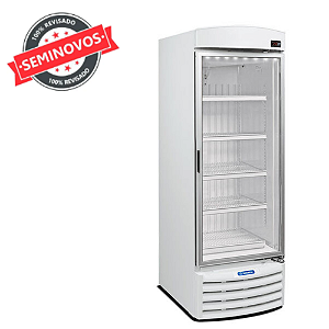 Freezer Vertical 497L Porta de Vidro 220V VF50F Metalfrio Usado