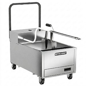 Máquina de Filtrar Óleo para Fritadeira Industrial Inox Universal Fo45