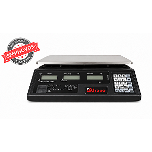 Balança Eletrônica 31kg Bivolt Com Prato Pesagem Comercial POPZ-31 Usada