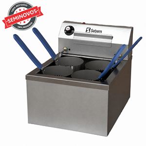 Cozedor Industrial de Massas Macarrão Legumes Pasta Elétrico 4 Cestos 220V Seminovo