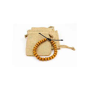 Pulseira de Madeira 8mm – Estilo Natural com Elegância
