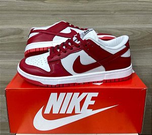 Tênis Nike Dunk Série Premium Vermelho
