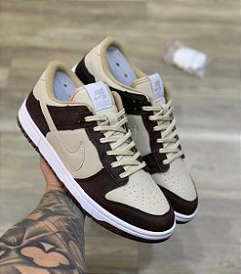 Tênis Nike Dunk Pro Série Premium Preto Nude Marrom