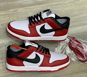 Tênis Nike Dunk Pro Série Premium Preto Vermelho