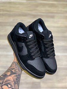Tênis Nike Dunk Pro Série Premium Preto Cinza 01