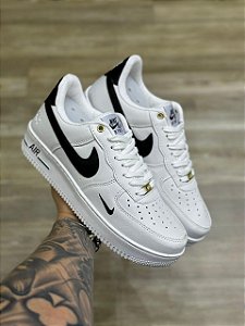 Tênis Nike Air force Premium White Preto