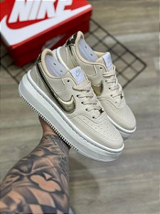 Tênis Nike Dunk Pro Série Premium Nude Dourado 01