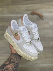 Tênis Nike Dunk Pro Série Premium Branco Cinza Nude