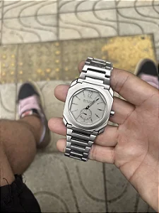 Relógio Bvlgari Premium Prata