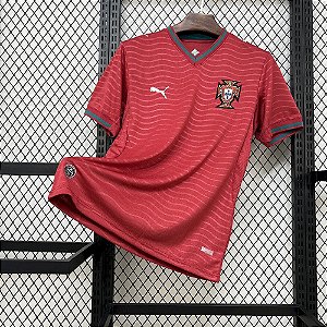 CAMISA DE TIME TAILANDESA PORTUGAL VERMELHA 2026