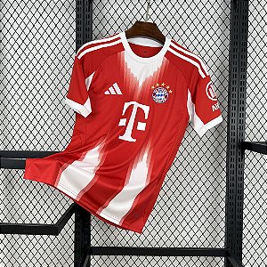 CAMISA BAYERN DE MUNIQUE VERMELHA 2026 MASCULINA TAILANDESA