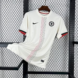 CAMISA CHELSEA BRANCA 2026 MASCULINA TAILANDESA