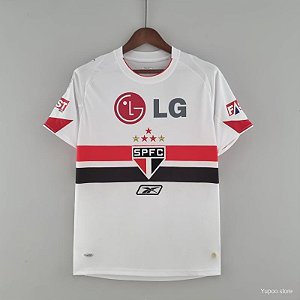 CAMISA RETRO SP BRANCA LG 2006 MASCULINA