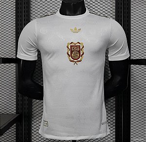 CAMISA VERSAO JOGADOR BAYERN MUNIQUE BRANCA 125 ANOS MASCULINA