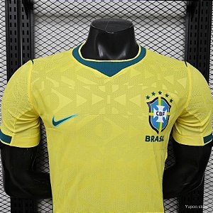 CAMISA VERSAO JOGADOR BRASIL AMARELA 2026 MASCULINA