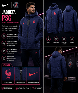 JAQUETA BOBOJACO FRANÇA IMPERMEAVEL FORRADA MASCULINA