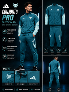 AGASALHO DE TREINO CRUZEIRO VERDE MASCULINO