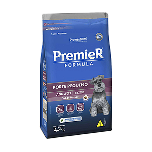 Ração Premier Pet Formula Frango Cães Adultos Raças Pequenas Tamanho 2,5Kg