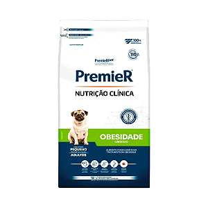 Ração Premier Nutrição Clínica Obesidade Cães Adultos Pequeno Porte