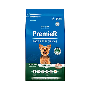 Ração Premier Pet Raças Específicas Yorkshire Cães Adulto Frango