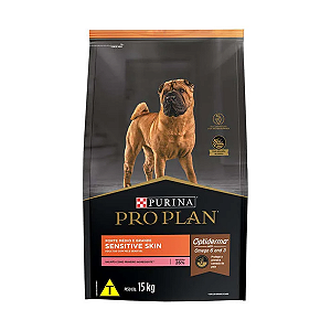 Ração Nestlé Purina Pro Plan Pele Sensível Salmão Cães Adultos Raças Médias e Grandes 15kg