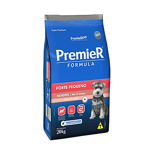 Ração Premier Pet Formula Frango Cães Filhotes Raças Pequenas 20kg