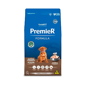 Ração Premier Pet Formula Frango Cães Filhotes Porte Grande e Gigante 15kg