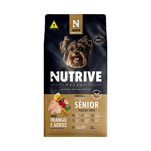 Ração Nutrive Select Cães Sênior Raças Pequenas Frango e Arroz