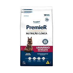 Ração Premier Nutrição Clínica Urinário Gatos 1,5kg