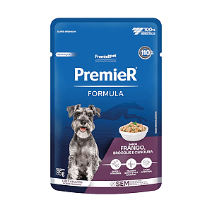 Ração Úmida Premier Sachê Formula Frango Cães Adultos Porte Pequeno 85g