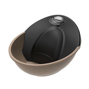 Fonte Bebedouro Petit Plast Pet Preto Gold para Cães e Gatos