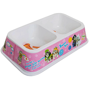Comedouro Bebedouro Duplo Estampas