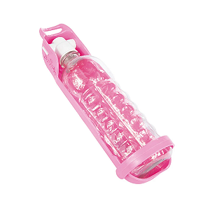 Bebedouro Portátil Plast Pet para Cães Rosa 500 mL