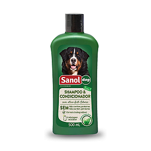 Shampoo e Condicionador Sanol Capim Limão para Cães 500mL
