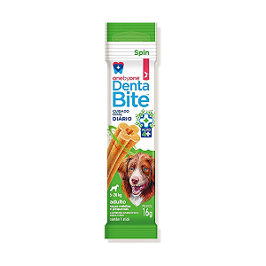 Petisco Palito Spin Pet Dentabite Cuidado Oral Diário para Cães 16g