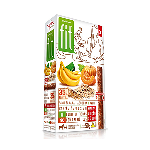 Petisco Spin Pet Onebyone Gourmet Fit Stick Banana Abóbora e Aveia Cães 50g