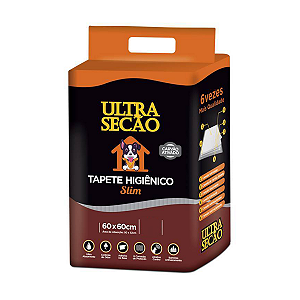 Tapete Higiênico Ultra Secão Carvão 60x60 Tamanho:Pacote C/ 30 Unidades
