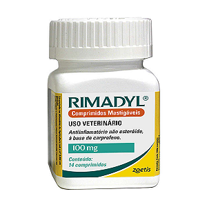 Anti-Inflamatório Zoetis Rimadyl 100mg - 14 Comprimidos