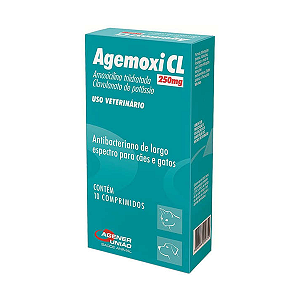 Antibiótico Agener União Agemoxi CL 250mg - 10 Comprimidos