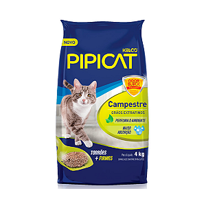 Areia Sanitária Kelco Pipicat Campestre 4kg